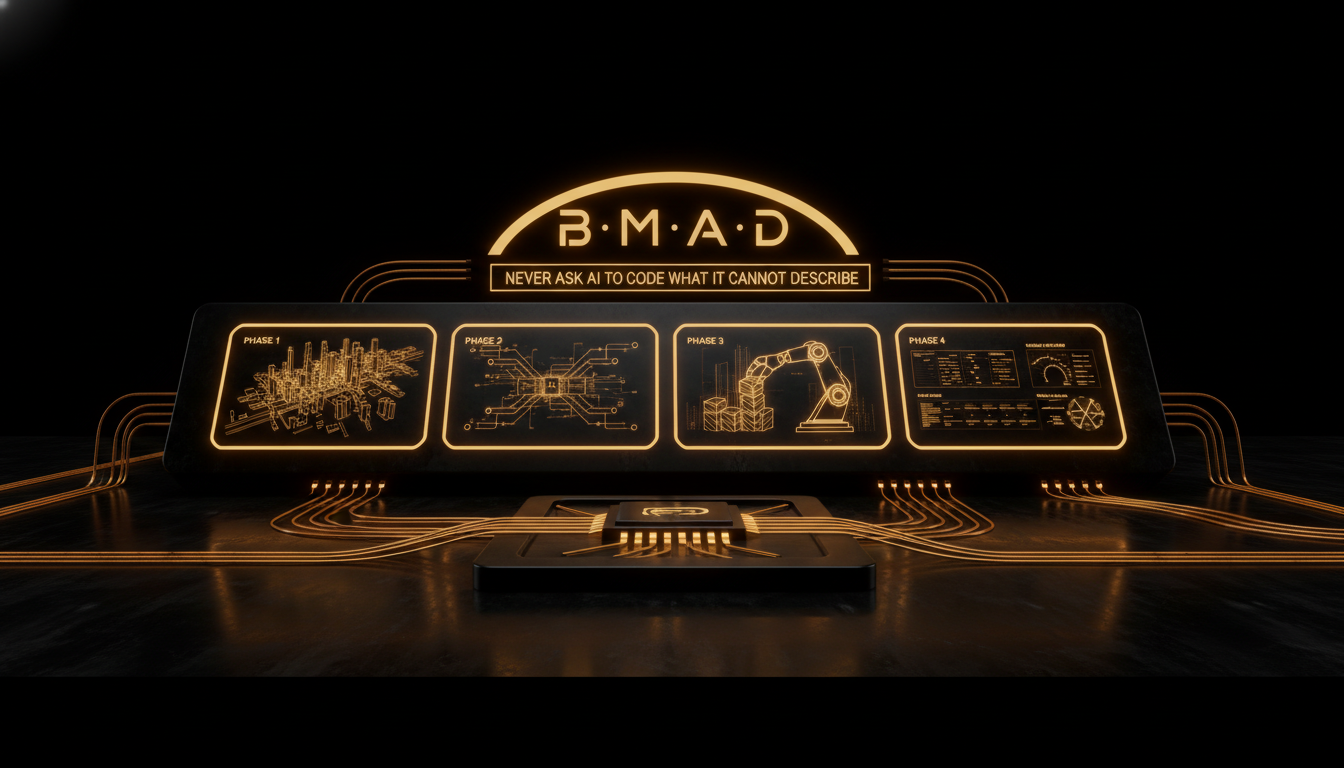 Illustration for: The BMad Method: A Structured Development Methodology for AI-Assisted Coding