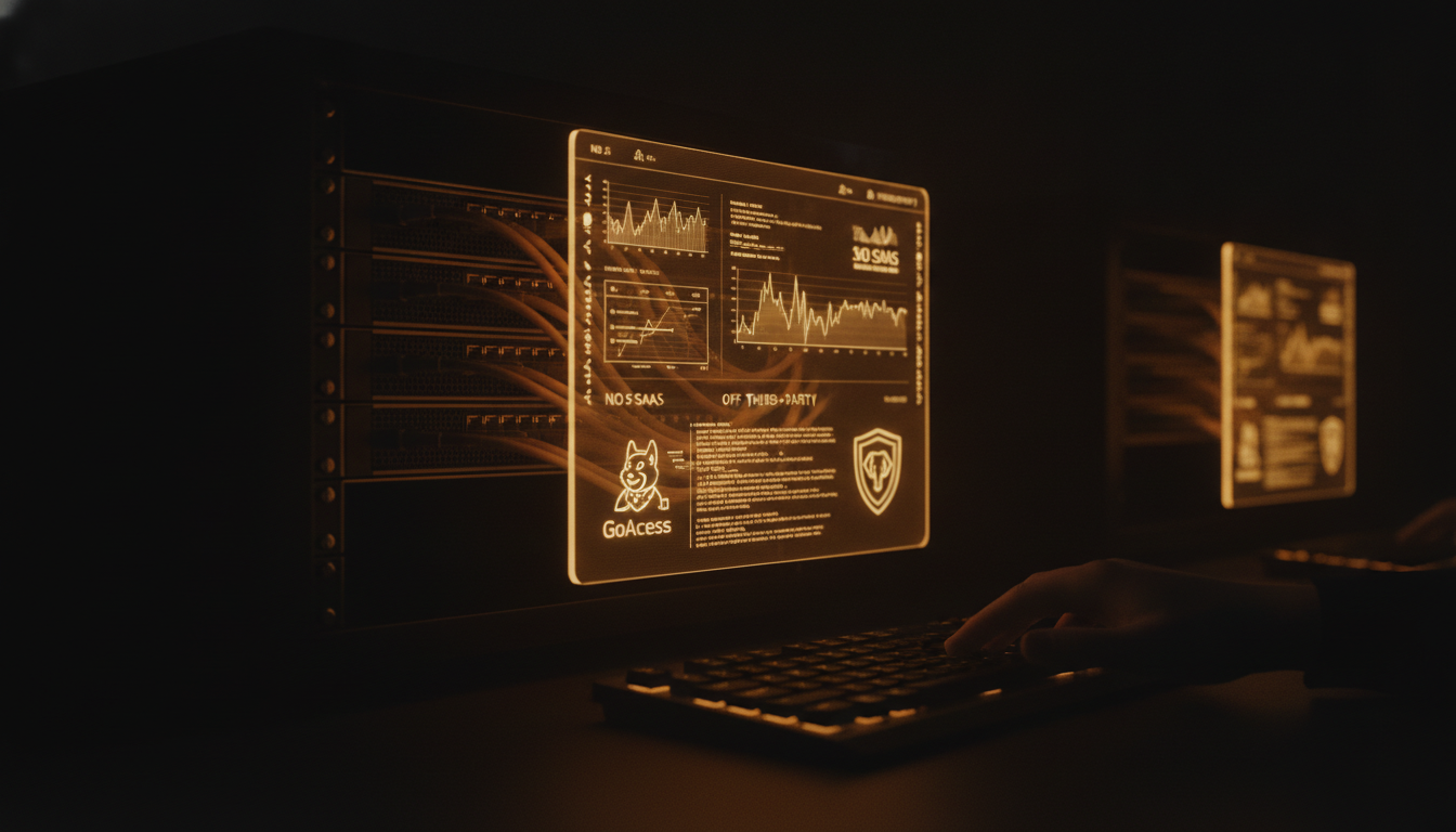 Illustration for: Self-Hosted Server Analytics with GoAccess and Laravel: No JavaScript, No SaaS