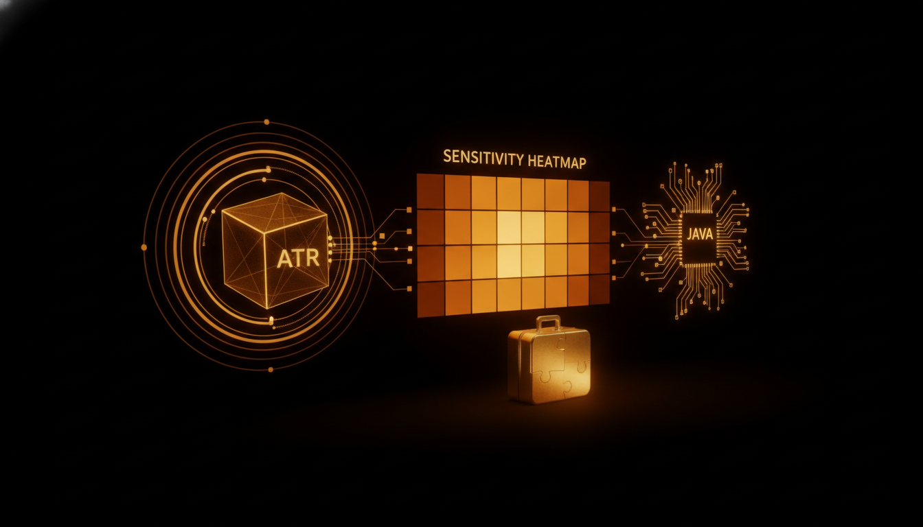 Illustration for: Position Sizing Is the Only Free Lunch: ATR, Risk Units, and Sensitivity Heatmaps in Java