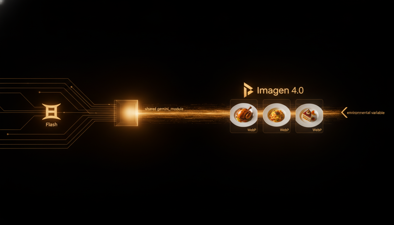 Illustration for: From Gemini Flash to Imagen 4.0: Migrating Recipe Image Generation in a Weekly Meal Pipeline